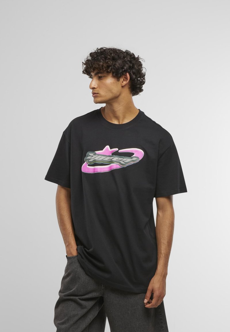 Upscale by Mister Tee SPEED LOGO  - Majica kratkih rukava s printom - black