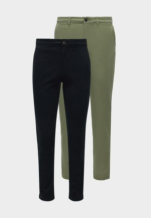 Jack & Jones, JJIMARCO JJDAVE 2 PACK - Pantalones chinos - Black