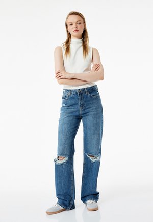 Jeans Straight Leg - blue denim