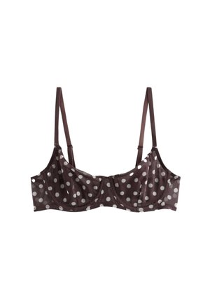 Next, Bøjle-bh - chocolate brown spot