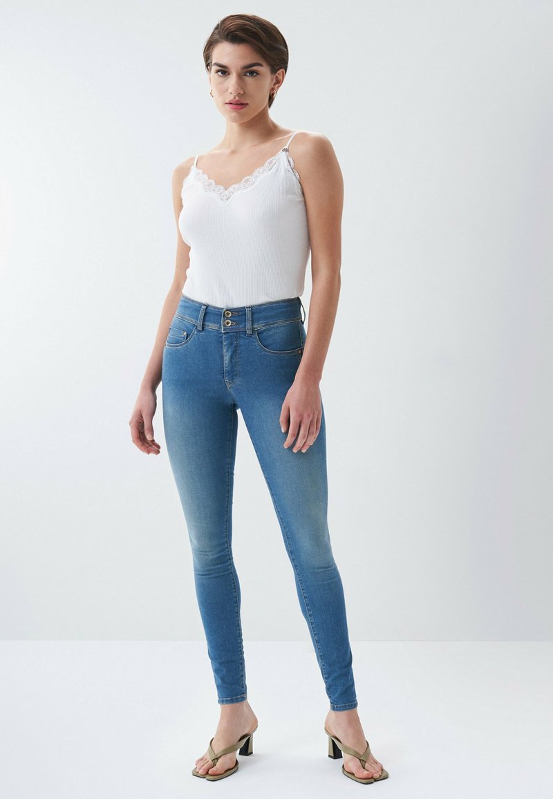 Salsa Jeans SECRET PUSH Jeans Skinny Fit blau/stone blue denim