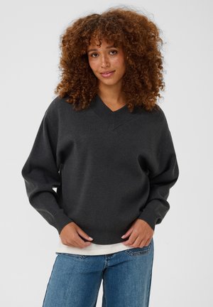 Kaffe, KALOANA - Pullover - dark grey melange