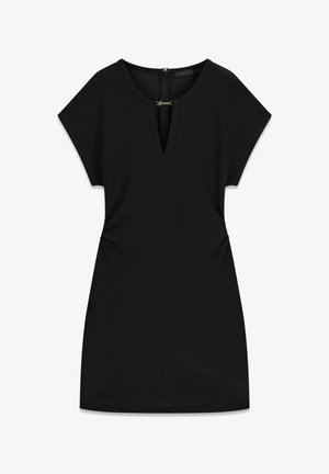Guess, MINI-LOGO DRESS - Jerseykleid - schwarz
