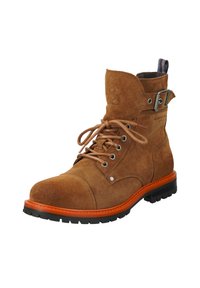Scotch & Soda GALLIVANT - Cowboy/biker ankle boot - cognac