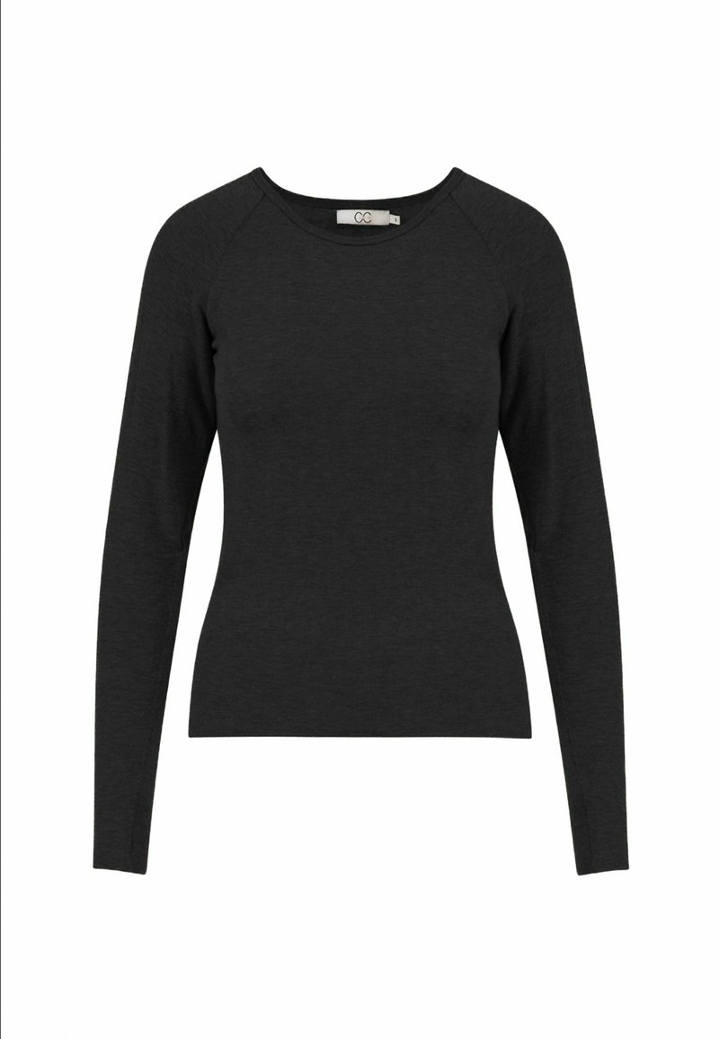 Coster Copenhagen HEART LANA LONG SLEEVE - Long sleeved top - black ...