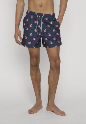 Chill Pill, FLAMINGO BEAR SWIM SHORT - Uimashortsit - navy blue