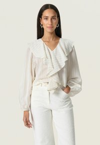 Soaked in Luxury - ROYA LS - Bluse - nature stripe Thumbnail-Bild 1