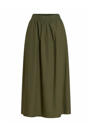VILA, VISOPHIE HW ANKLE SKIRT - NOOS - Jupe longue - forest night