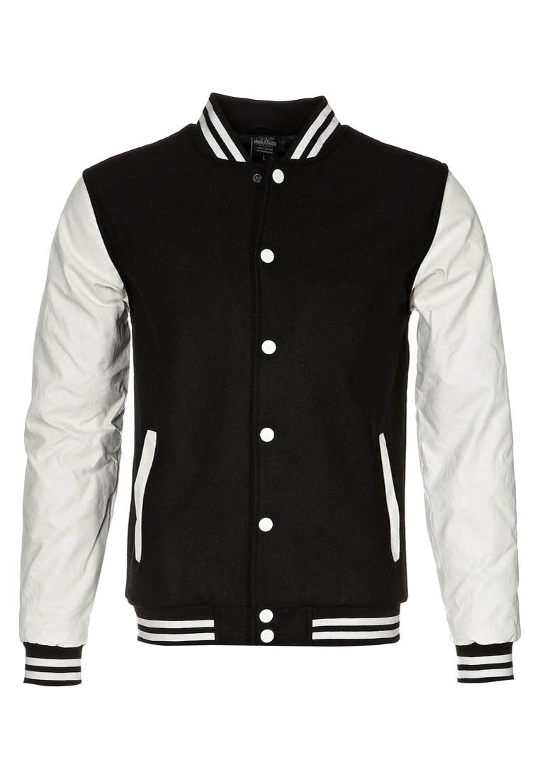 Urban Classics OLDSCHOOL COLLEGE Allvädersjacka black Jackor från Urban Classics: Nu upp till −50% | Stylight