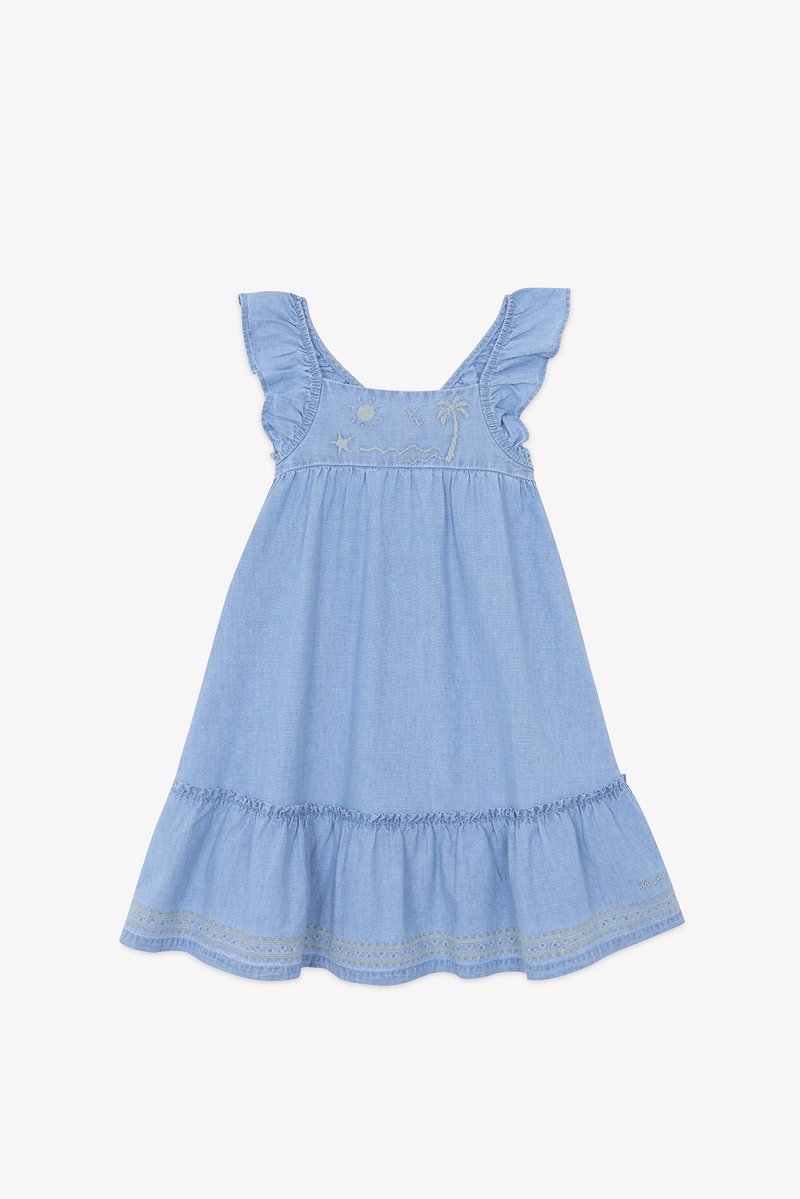 Bonton Jurk blauw
