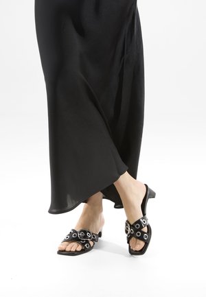 WITH BUCKLE - Mules - black