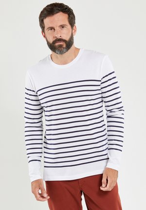 MARINIÈRE ORIGINAL T-SHIRT - Maglietta a manica lunga - blanc/navire