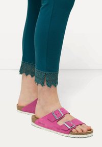 Ulla Popken 7/8 - Legíny - kalhoty  - teal