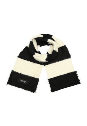AWNING STRIPE FUZZY - Schal - black/cream