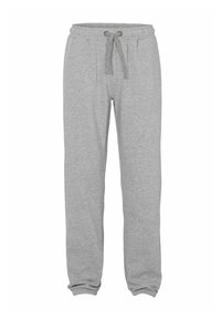 Grijze sweatpants gemaakt van een katoenmix, met een elastische tailleband met koord, taps toelopende boorden en zijzakken.