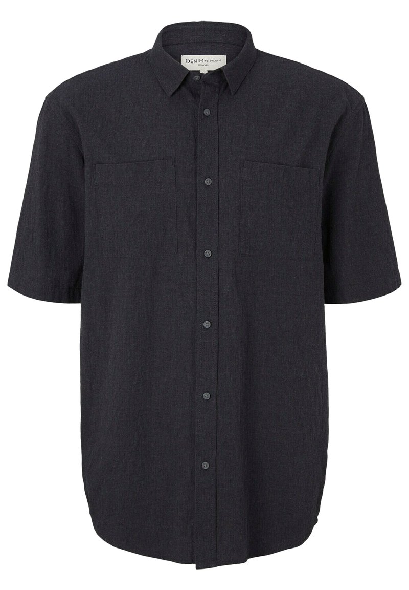 Herren Freizeithemden | TOM TAILOR DENIM LOOSE FIT Hemd coal grey melange structure/dunkelgrau - BD45229 Herren Freizeithemden | TOM TAILOR DENIM LOOSE FIT Hemd coal grey melange structure/dunkelgrau - BD45229