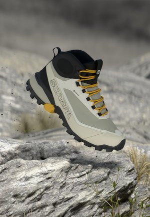 Scarpa RIBELLE CROSS 2 MID GTX - Chaussures de marche - fog/lemon curry