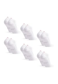 Danish Endurance LOW-CUT BAMBOO 6 PACK - Calze - white