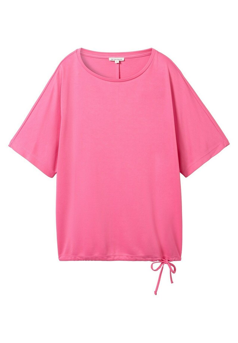 Tom Tailor T-shirt basic donkerroze