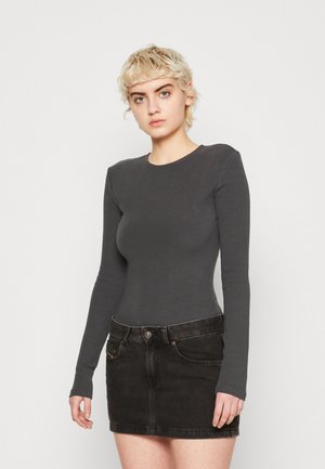 Gina Tricot MAGGIE BODY - Μπλούζα με μακριά μανίκια - grey