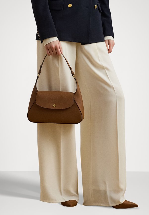 CROSSHATCH MEDIUM SCHYLAR SHOULDER BAG - Handbag - lauren tan