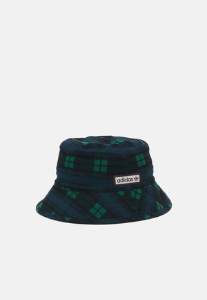 adidas Originals TARTAN BUCKET UNISEX - Hatt - night indigo/collegiate green