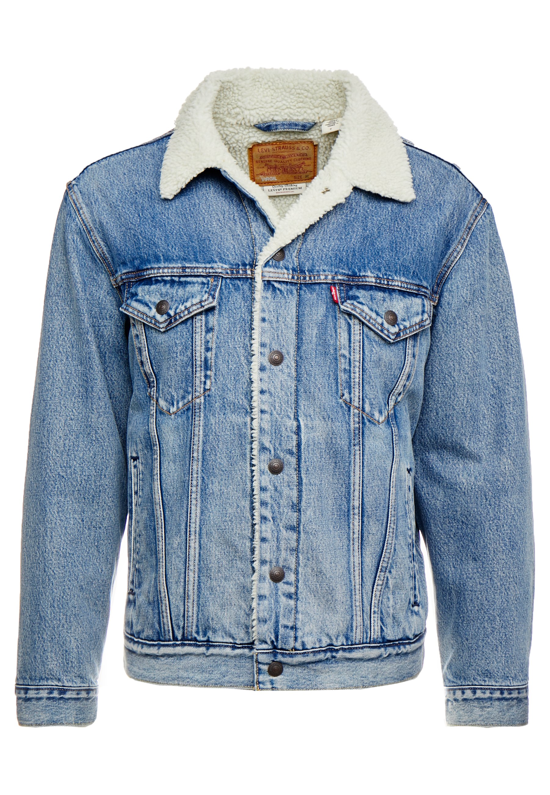 Levi's® VIRGIL TRUCKER Jeansjakke blue denim Zalando.no Levi's® VIRGIL TRUCKER Jeansjakke blue denim Zalando.no