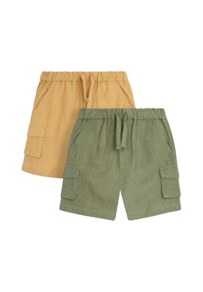 JoJo Maman Bébé SUMMER -REGULAR FIT 2 PACK - Pantaloni scurți - khaki green