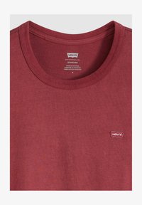 Non sélectionné, garment dye oxblood red - red -