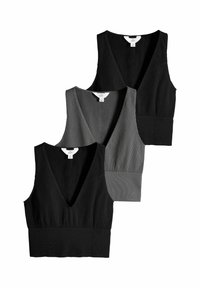 THE SET - 3 PACK - Bustier - black grey Thumbnail Image 1