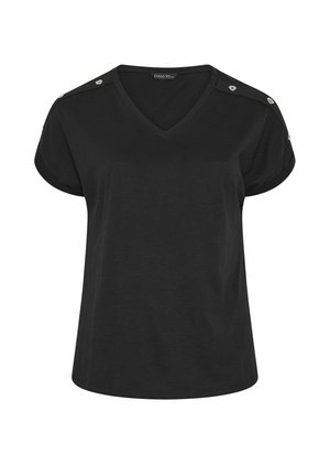 Evans, PLUS SIZE CASUAL TOPS. - T-paita - black