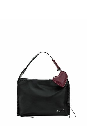 MEDIUM WITH HEART - Handbag - black