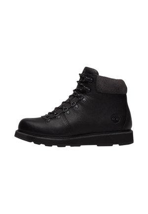 Timberland, BRITTON MILLS MID LACE WATERPROOF BOOT - Боти с връзки до глезена - black full grain