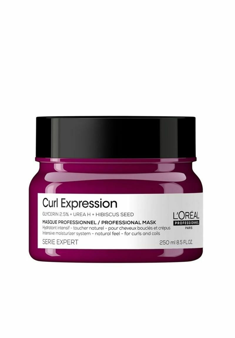 L'Oréal Paris - L'OREAL PROFESSIONNEL CURL EXPRESSION HAIR MASK 250ML - Hårmaske - transparent, Forstør