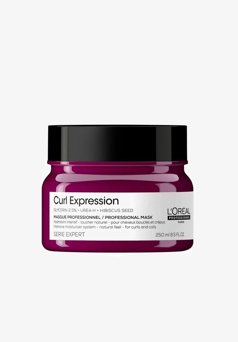 L'Oréal Paris - L'OREAL PROFESSIONNEL CURL EXPRESSION HAIR MASK 250ML - Hårmaske - transparent, Forstør