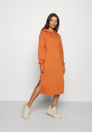 ONLINC JOEY EVERY HOODIE DRESS - Kjole - bombay brown