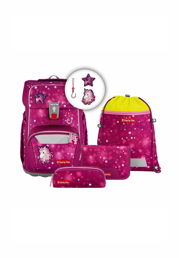 STEP BY STEP GIANT-SET 5-TEILIG - Schulranzen Set - sweet unicorn nuala
