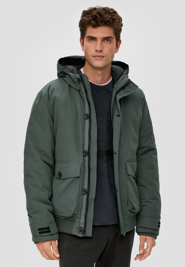 Winterjacke - olivgrün