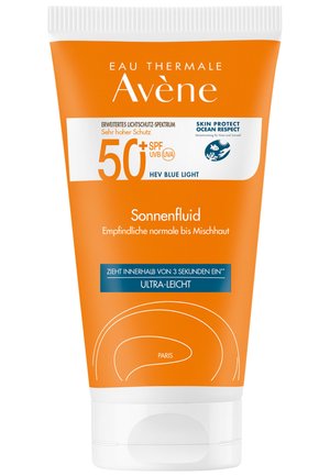 GESICHTSPFLEGE SONNENFLUID SPF 50+ MIT DUFTSTOFFEN - Sun protection