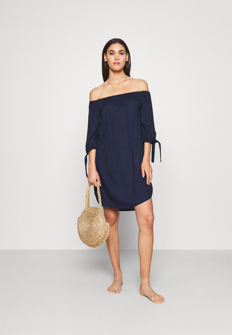 Lascana Kleid Lido Doplnky Na Plaz Navy Tmave Modra Zalando Cz 