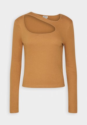 Noisy May NMDRAKEY PRASI - Tops ar garām piedurknēm - chipmunk