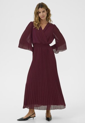 LUNA - Maxi ruha - cabernet