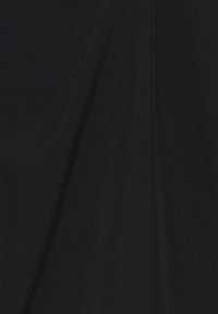 Black fabric with a smooth texture and slight sheen. The material appears soft and may drape well, showing subtle creases and folds.