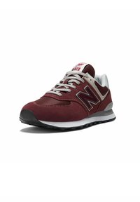New Balance 574  - Trainers - burgundy white