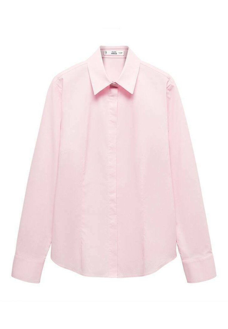 Mango Overhemdblouse donkerroze Mango Overhemdblouse donkerroze