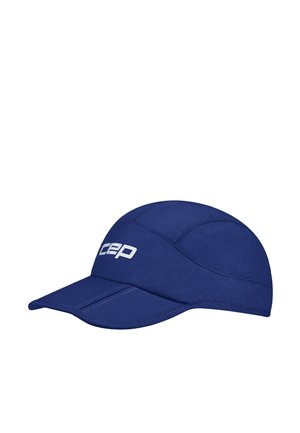 Blue soft fabric cap with a curved brim and white "cep" logo on the front, shown on a white background.