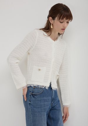 Calliope BOUCLE - Cardigan - blanc