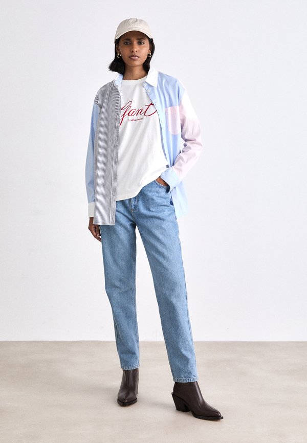 REG SCRIPT - Print T-shirt - eggshell4