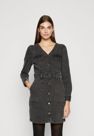GAP WESTERN MINI - Denim dress - black wash