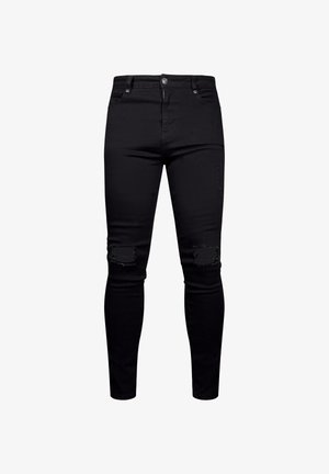 SIKSILK, DISTRESSED SKINNY FIT - Jeans Skinny Fit - black